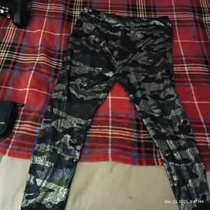 No Boundaries Black and Gray Leggings